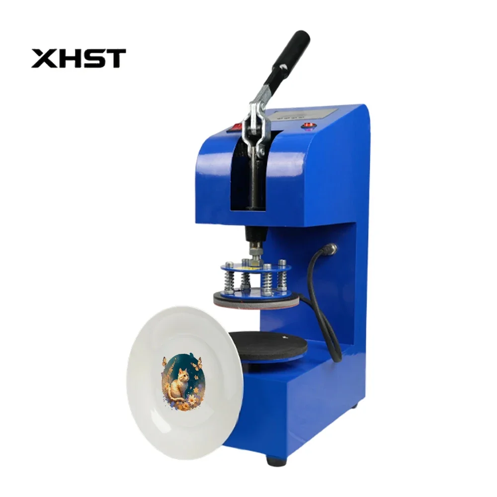 High Performance 15cm Manual Plate Heat Press Machine with Uniform Pressure for Fast Warm up and Digital Controller
