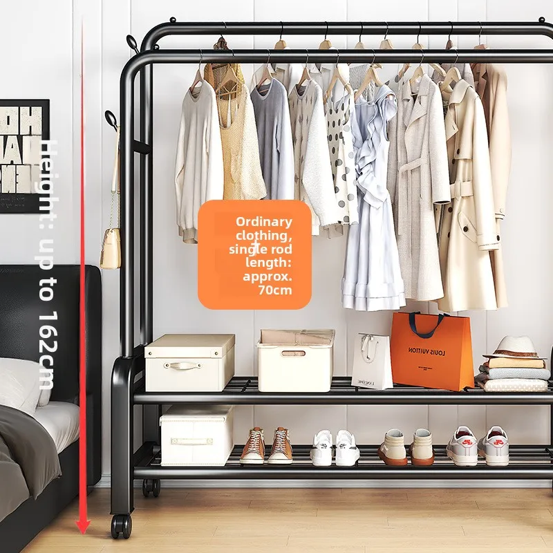 

Portable Indoor Clothesline Stand Simple Design Bedroom Balcony Free Standing Clothes Drng Ra Metal Coat Hanger Organizer