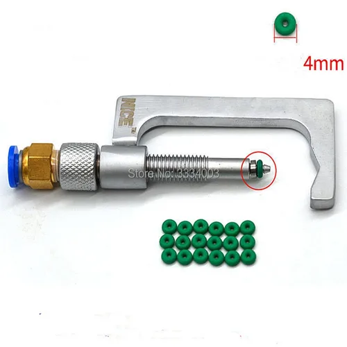 Imagen 2 del producto Arandela de sellado de junta tórica, accesorio de abrazadera de inyector de riel común diésel, 4mm, envío gratis