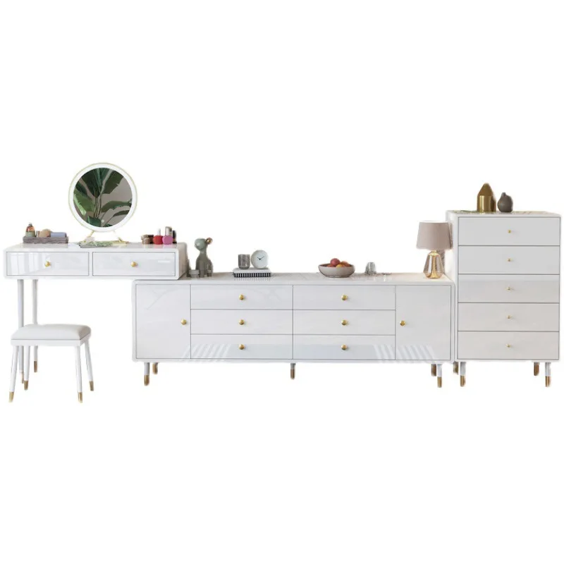

Light luxury dresser TV cabinet integrated modern simple corner