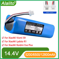 NEW 12800mAh Li-ion Battery For Lydsto R1,Roidmi Eve Plus ,Proscenic M7 MAX, M7 Pro,M8 Pro,U6, Lenovo LR1 Vacuum Cleaner