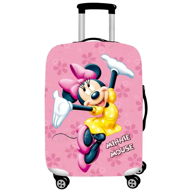 Luggage Protective Cover Daisy Duck Pattern Suitcase Dustproof Cover Trolley Stretch Fabric Case Elastic Travel Accessories