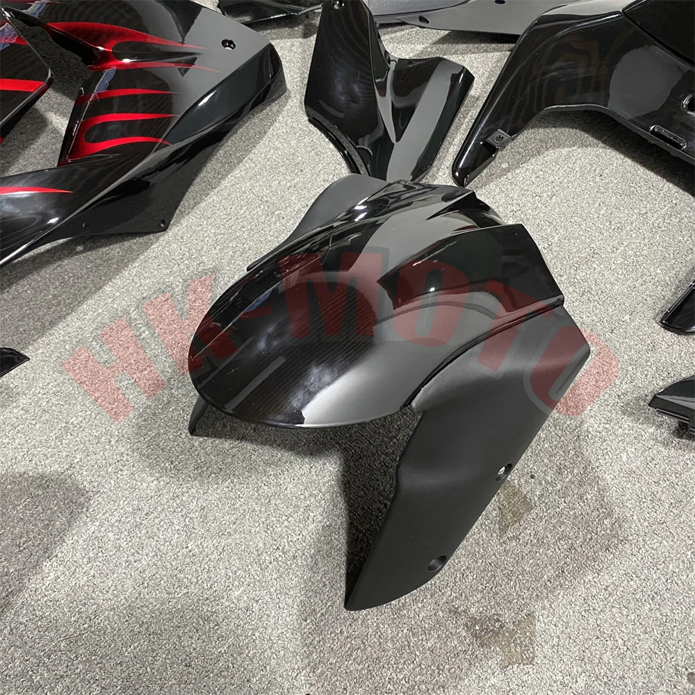 Motorcycle Fairing Kit Fit For NINJA ZX10R ZX 10R ZX-10R 2006 2007 Bodywork Set High Quality Abs Injection Red Flame