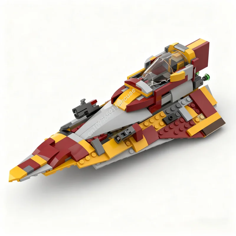 277pcs MOC Shin Hatis Delta7 Starfighter Star Battle Model Building blocks Mainan Modular Rakitan untuk Anak-anak Hadiah Natal