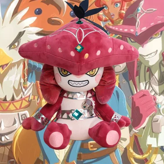 

Zelda Tears of the Kingdom Sidon Plush Doll - Handmade 40cm Game Collectible Merchandise