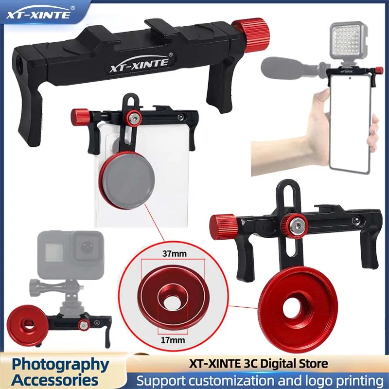 

Универсальный удлинитель для смартфона с холодным башмаком для iPhone 15, Samsung, Huawei, Xiaomi, OPPO, 37/17 мм, дополнительный адаптер для фильтра