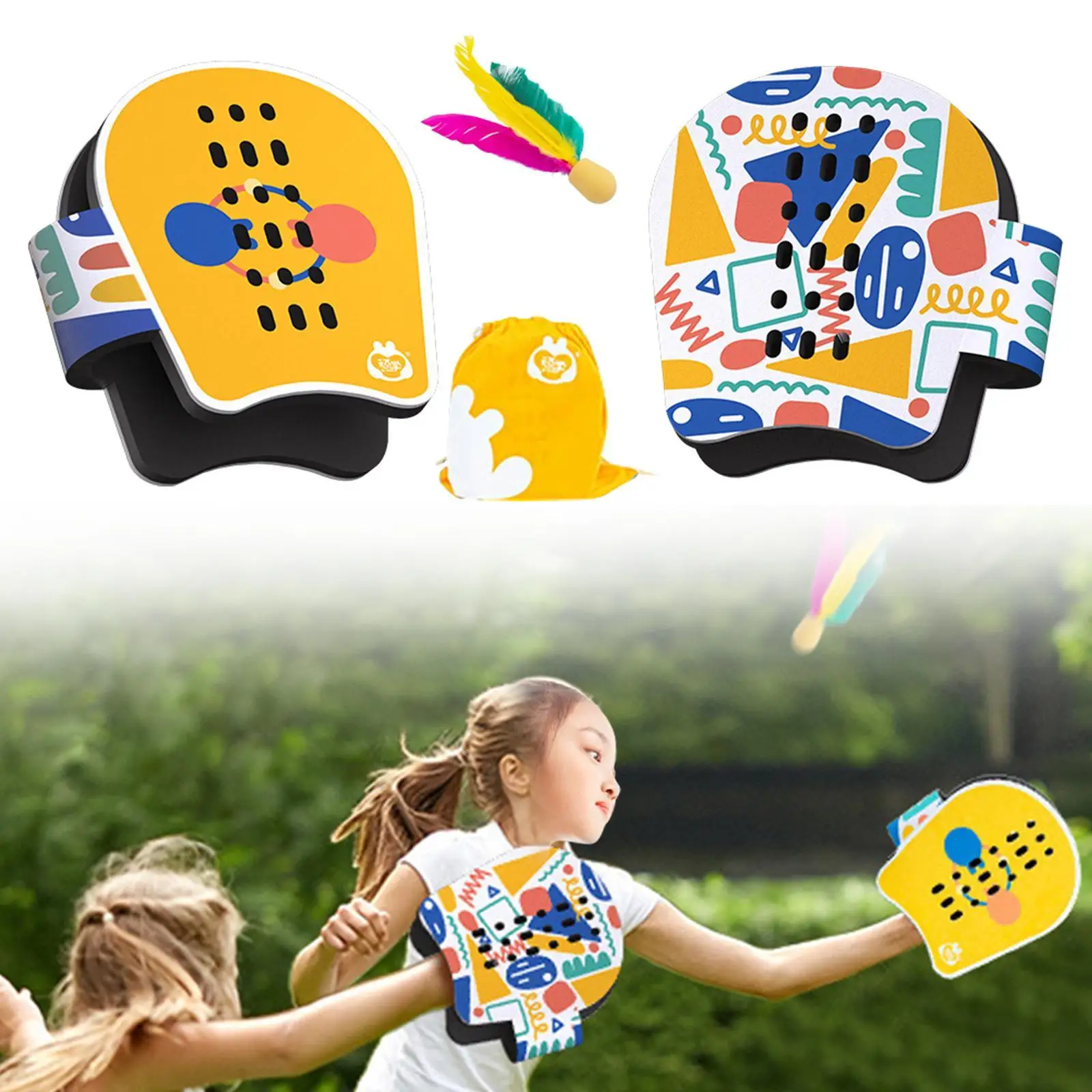 

Children Badminton Set with Ball and Shuttlecock for Summer Garden Outdoor