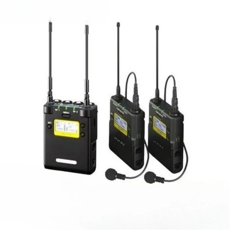 Micrófono inalámbrico, micrófono de cuello uno para dos.