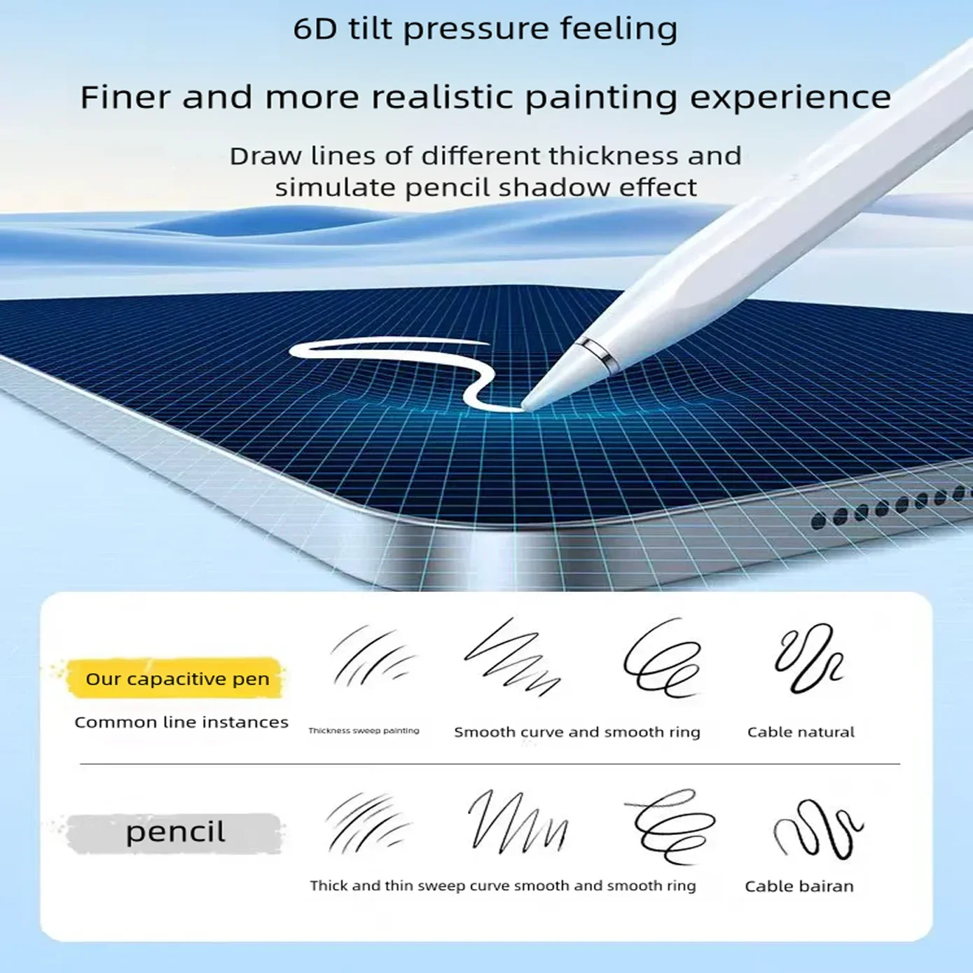 for XIAOMI Pad 6 5 Stylus Universal Pen for HUAWEI MatePad Stylus Mobile Phone Touch Pen for Lenovo Android Windows For RedmiPad