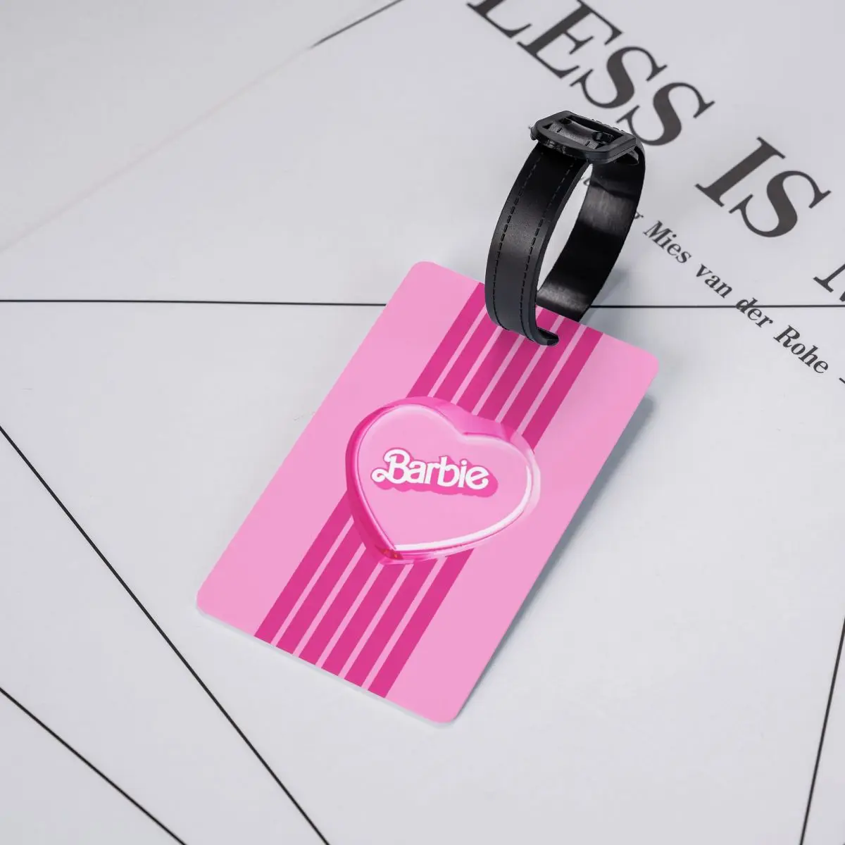 Custom Barbie Luggage Tag Custom Baggage Tags Privacy Cover Name ID Card