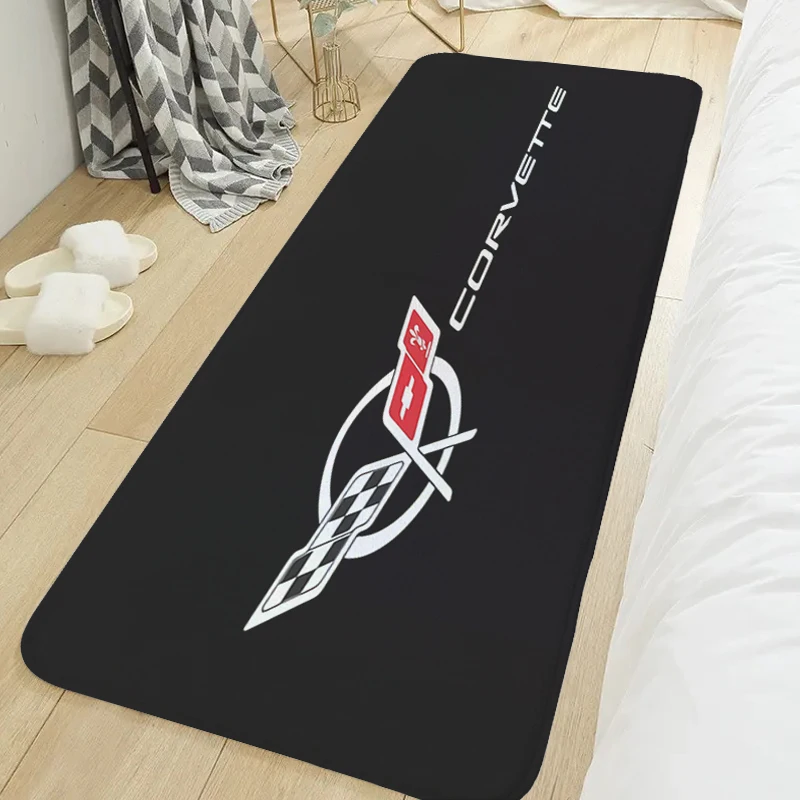 Bedroom Rug T-Corvettes Living Room Floor Carpet Slip-resistant Hallway Kitchen Porch Foot Mat Non-slip Doormat Entrance Door