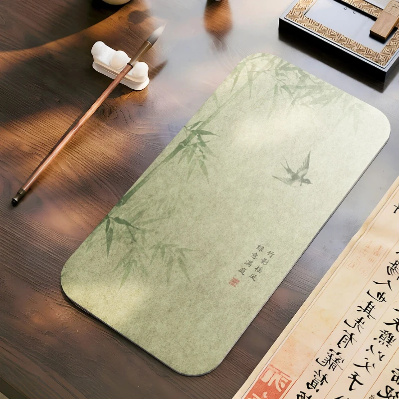 Portable Multi Purpose Felt Calligraphy Arm Rest Pad Chinese Style Painting Elbow Cushion Non Slip Writing Practice Desk Supply