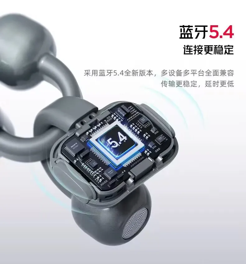 2025 جديد الأصلي Nubia LiveClip سماعات TWS سماعة لاسلكية تعمل بالبلوتوث 5.4 سماعات الأذن الألعاب الرياضية قرط كبس سماعة 20 ساعة البطارية