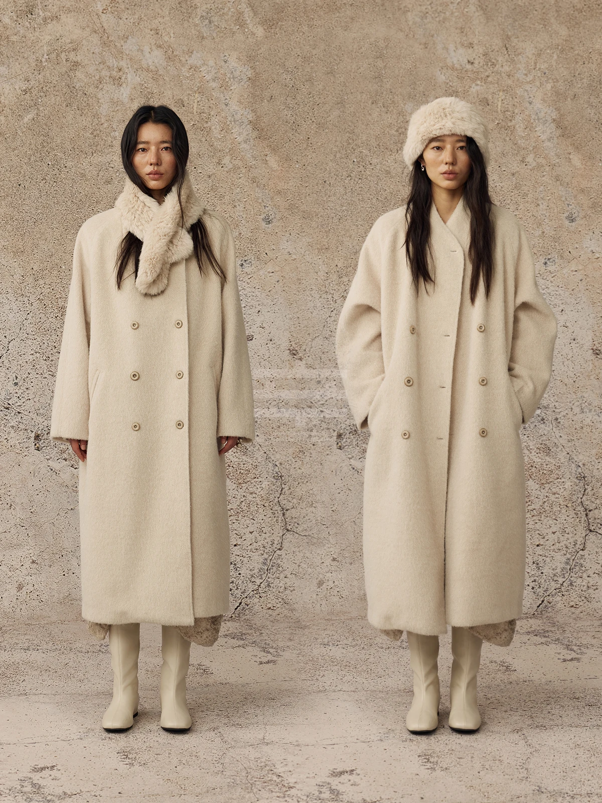 

Шерстяное пальто Alpw с двойной застежкой на пуговицы, простое, длинное, теплое, для повседневной носки, женская модная верхняя одежда