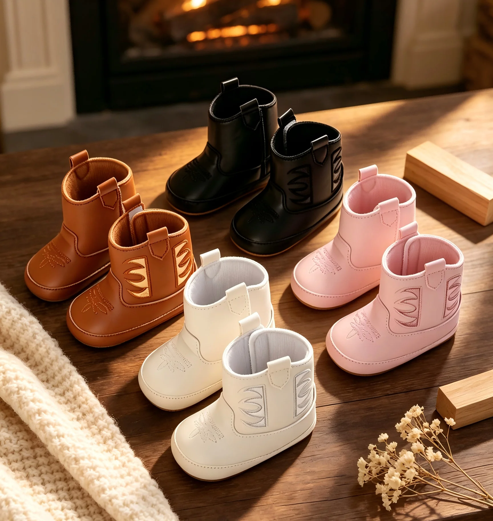 Babybaby boots with comfortable design, simple and versatile baby walking shoes