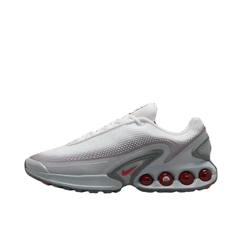 Nike Air Max Dn SE Comfortable Anti Slip Air Cushion Versatile Running Shoes for Men Women Light Gary White HQ4567-001