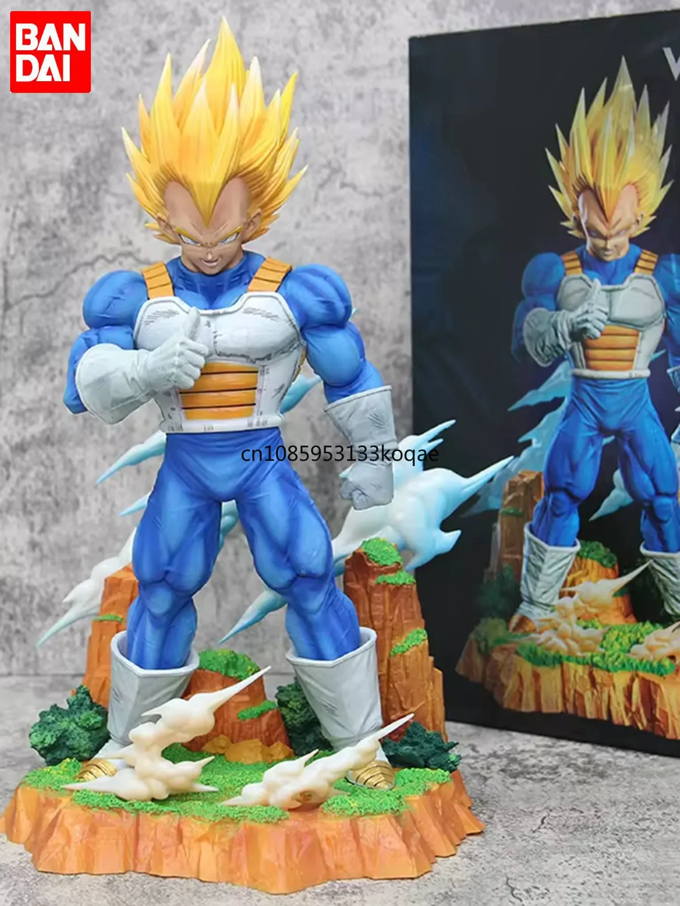 33cm Dragon Ball Vegeta Anime Figure Majin Vegeta Action Figurine Gk Statue Model Doll Collection Room Decoration Toys Kid Gift