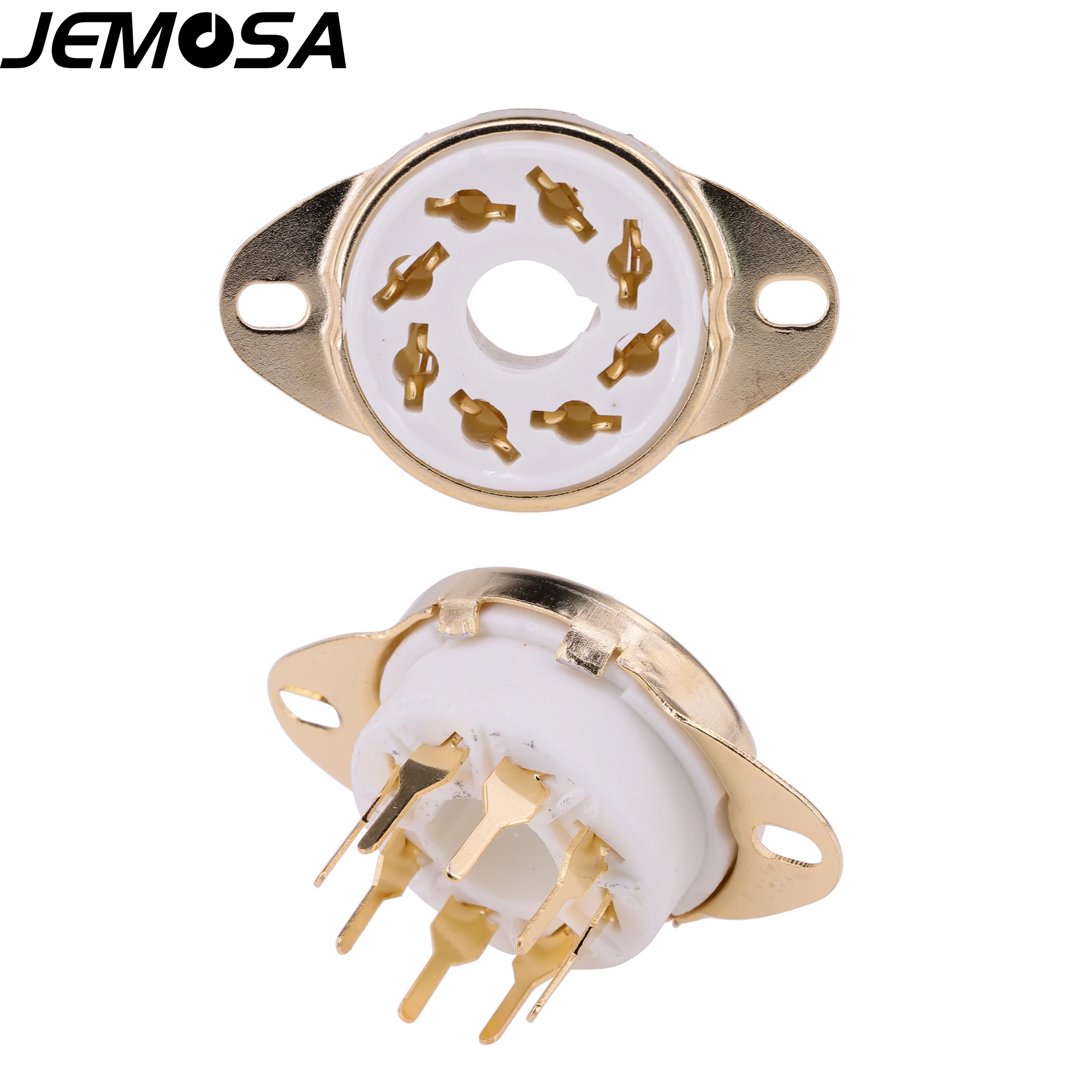 K8A-Base de válvula de cerámica de 8 pines, GZC8-Y-7 de tubo para EL34, KT88, 6V6, 6L6, 6550, 6N8P, 6N9P, 6SL7, 6SN7, amplificador de Audio