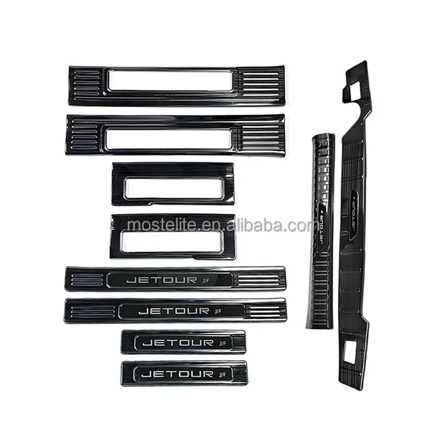 

High Quality Car Threshold Protector Guard Board Trims Door Trunk Sill Cover For Jetour T2 Traveler Accessories