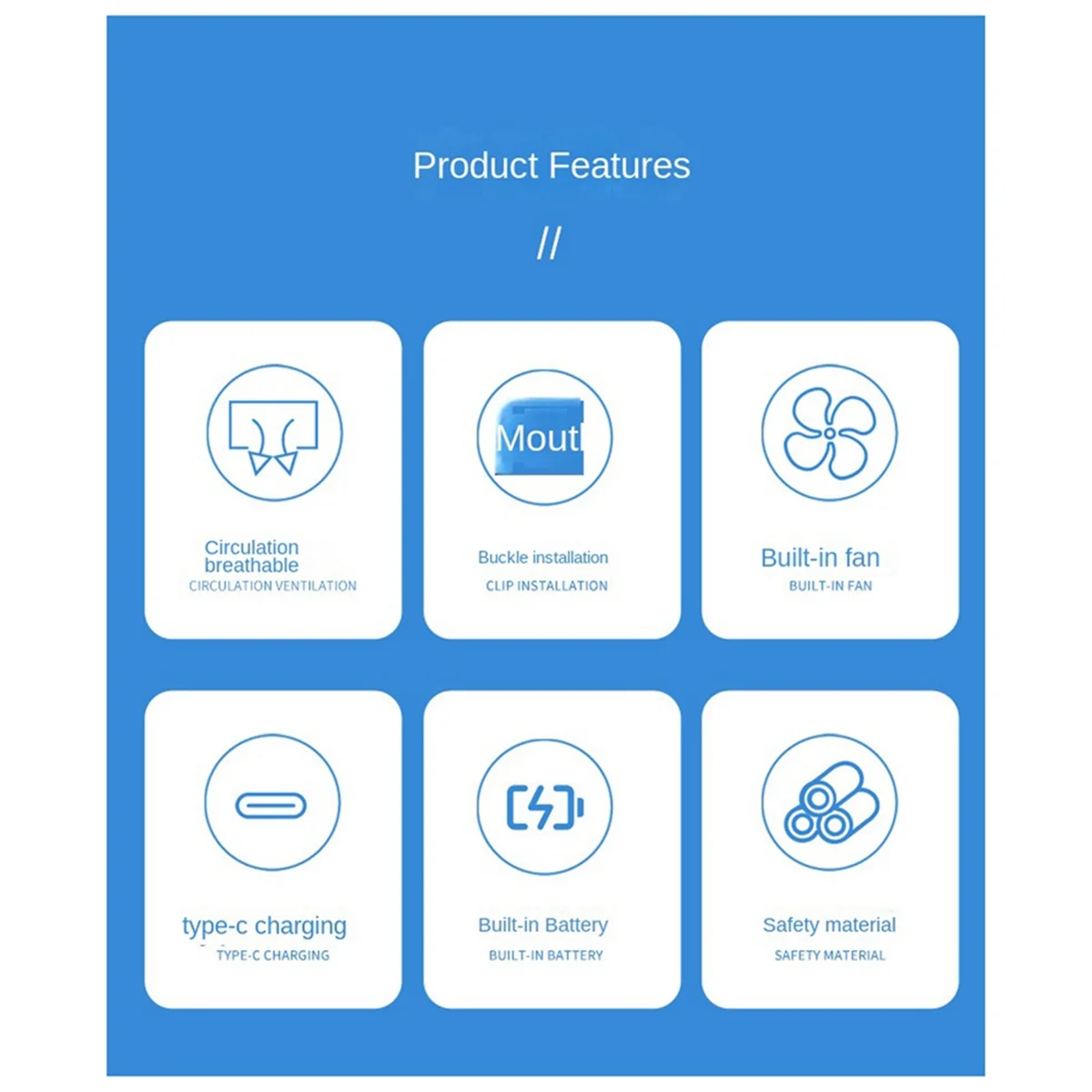 Ventilador de refrigeración TCE para auriculares 4 VR, ventilación activa, circulación de aire, almohadilla de interfaz antivaho para 4 accesorios