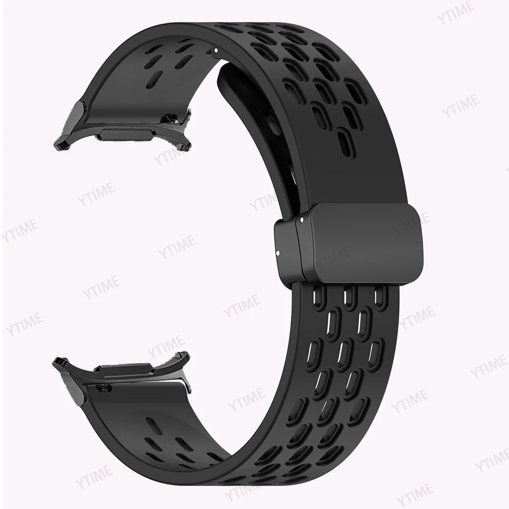 Ремешок силиконовый для Samsung Galaxy Watch Ultra 47 мм, браслет с магнитной застежкой для Galaxy Ultra 47 мм