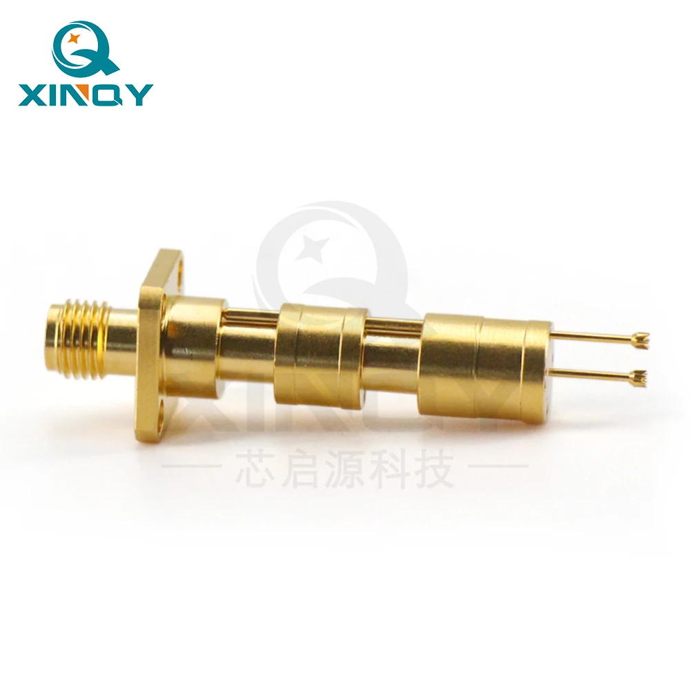 DC-11G High-frequency Testing Probe Plum Blossom Head 5-pin Brass Gold-plated 3mm Fixture Signal Testing