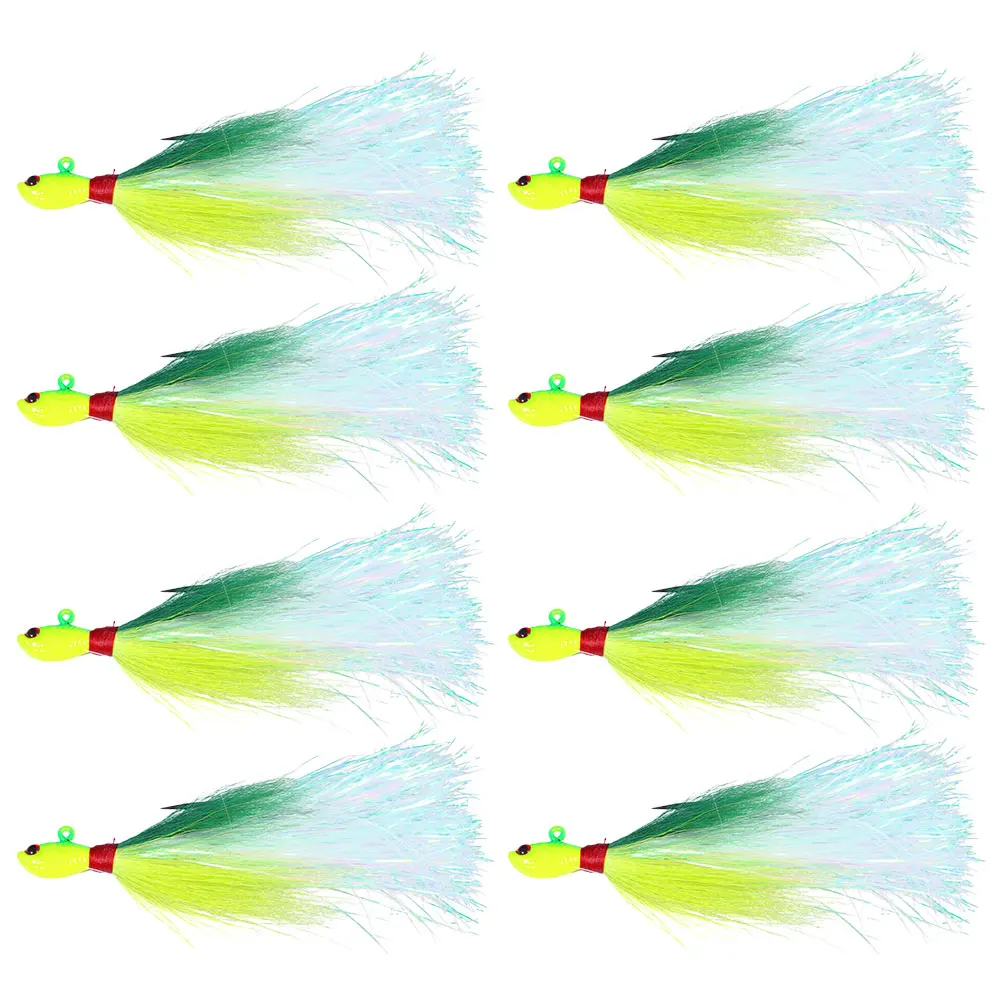 

Для пресноводной/морской рыбалки, 8 шт., рыболовные снасти, приманка, приманка для оленя, крючок для волос, 7 г-85 г, анти-нижняя приманка из высокоуглеродистой стали