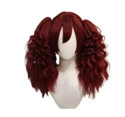 

Парик для косплея Poppy Cosplay, красный, из синтетических волос, для девочек и женщин, для вечеринок на Хэллоуин