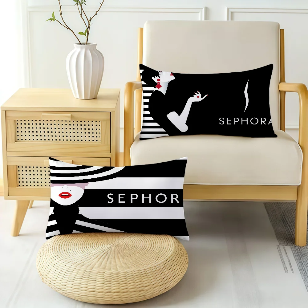 Simple Fashion S-Sephora-ES cushion cover Hit Product Home Sofa living Room Double-sided Soft Decorative Pillow Cover