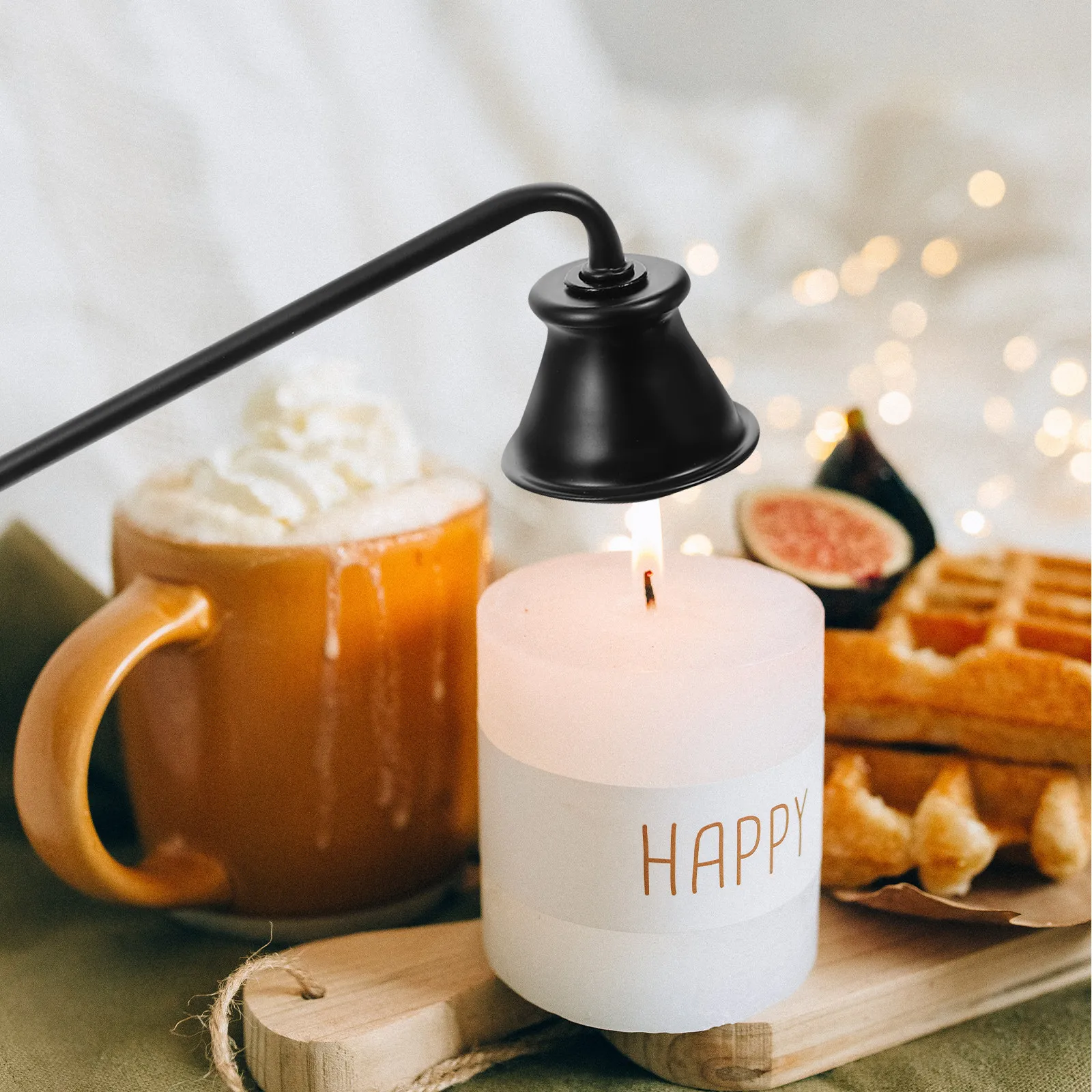 Sturdy Metal Extinguisher Snuffer Cap Smooth Workmanship No Wick Damage Splash Proof Care Tool Gift