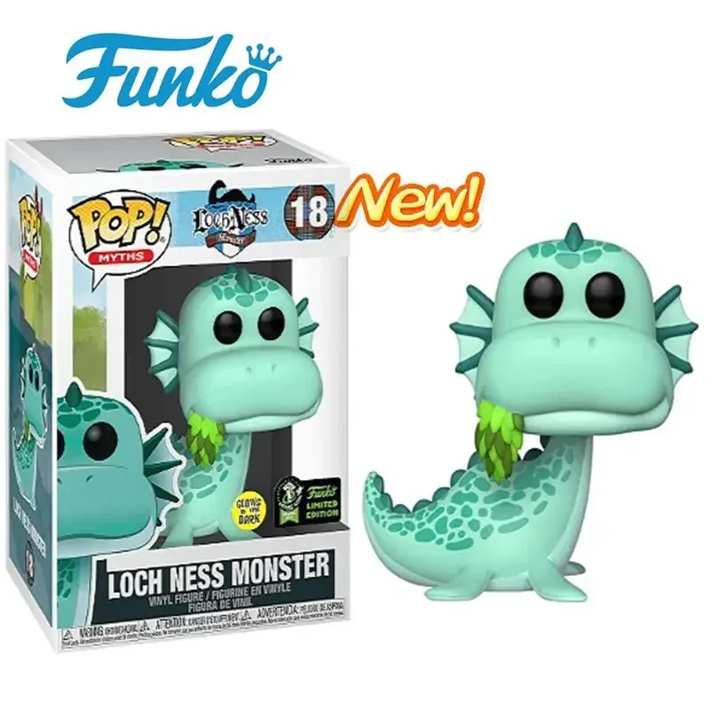 NEW Funko Pop Myths LOCH NESS MONSTER #18 ACTION TOY FIGURES Vinyl Figure Doll Special Model Collectible Toys for Children Gifts