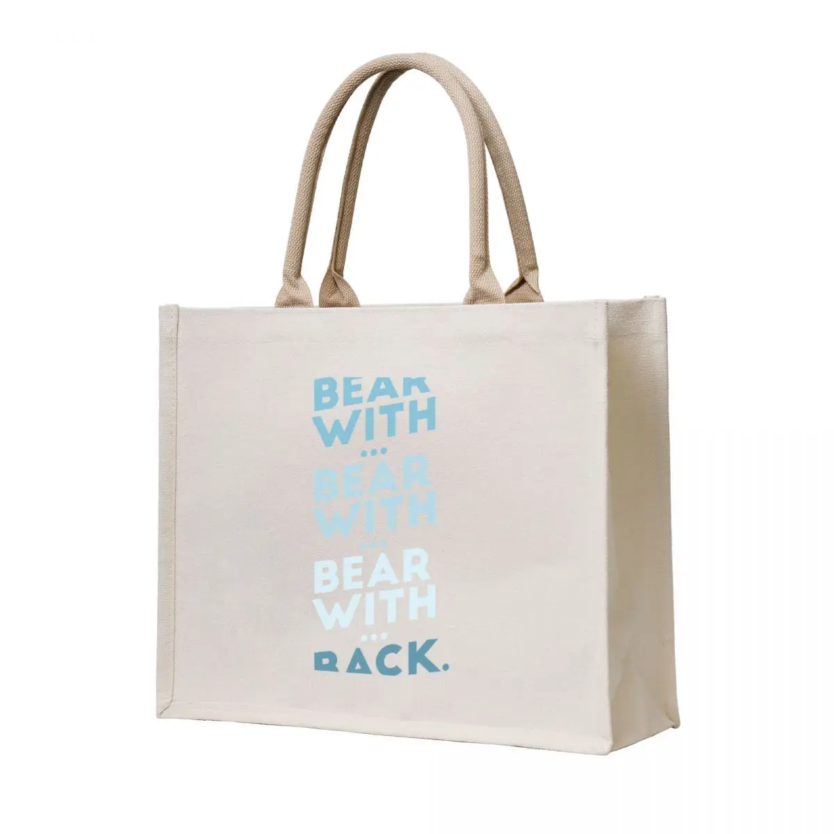 

bear with... bear with... v.2 Tote Bag Shopper bag tote bags cloth bags reusable grocery bags custom fabric bag