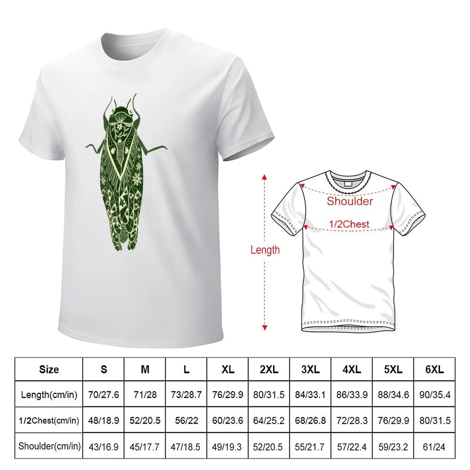 Cicada Girl Summer Classic T-Shirt tees boys whites summer clothes sports fans clothes for men