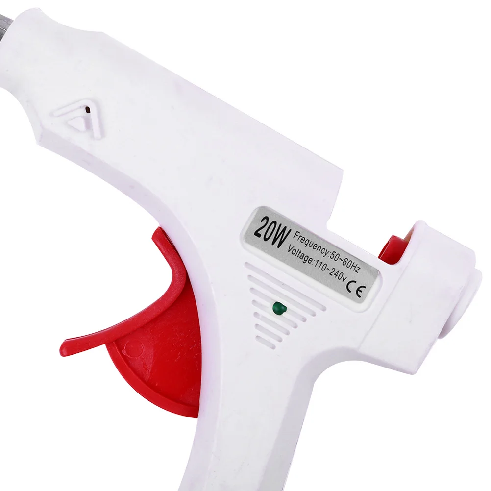 

Wencan 20W 110-240V Hot Glue Sprayer Tool Kit with 10Pcs Hot Glue Sticks for DIY Small Craft and Quick Repairs White