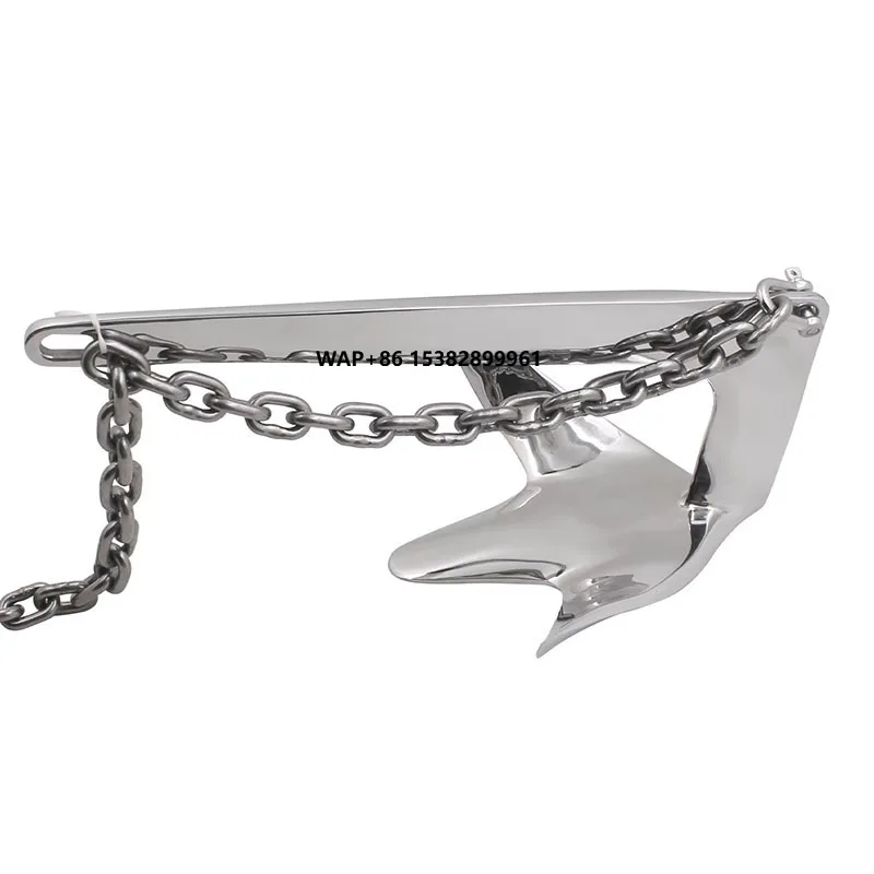 

Marine Grade Premium Precision Casting Stainless Steel 316 Boat Bruce Anchor Mooring Yacht Sailboat Ship Anchor 80Kg
