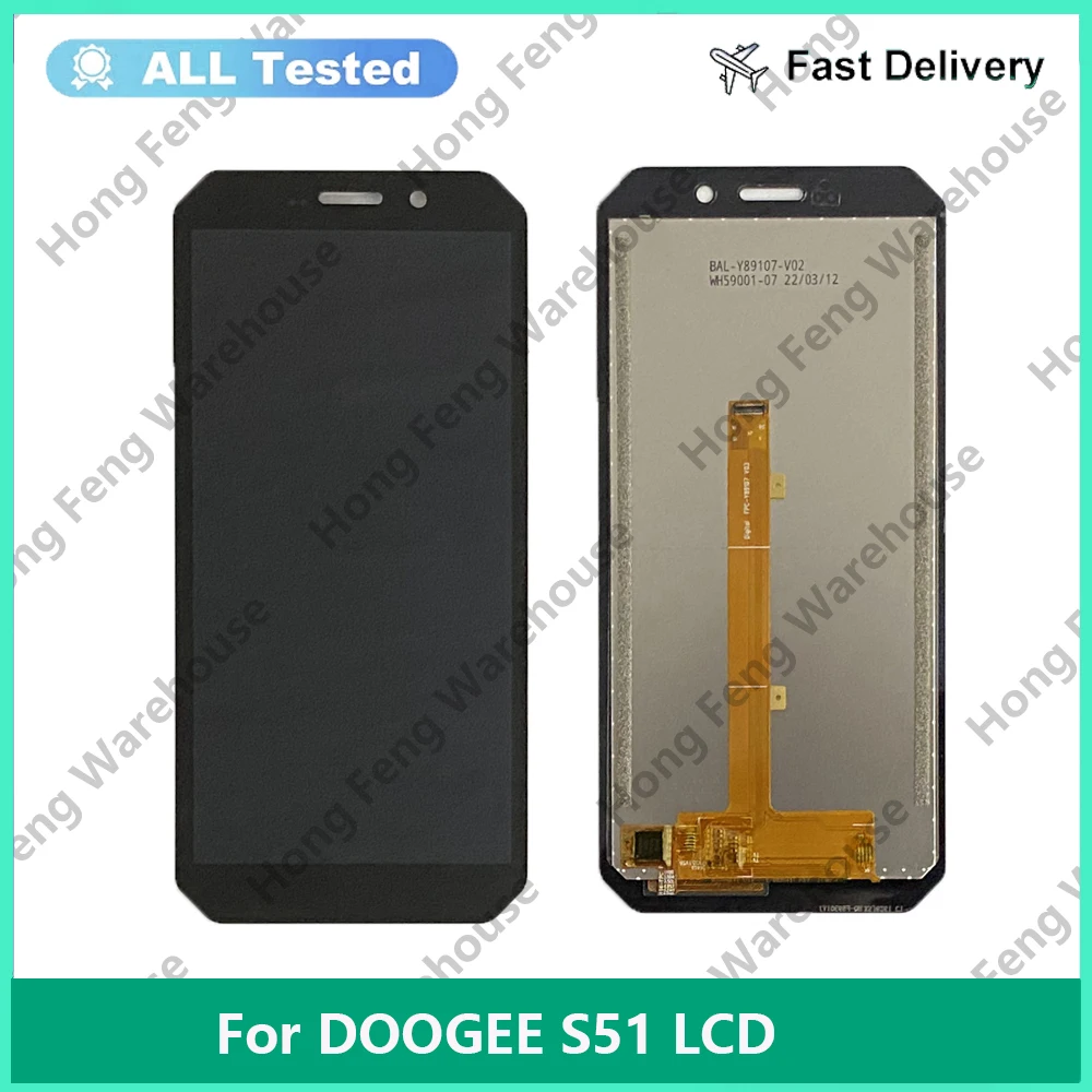 

100% Test Original For DOOGEE S51 LCD Display Touch Screen Digitizer For S51 PRO Assembly Replacement