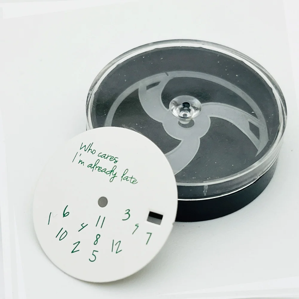 Циферблат NH35 с поверхностью часовой стрелки 28,5 мм подходит для NH35 NH36 7S26 4R35 Механизм Тунец SRPD SKX007 Корона на 3,0 3,8 4,1 Детали циферблата часов