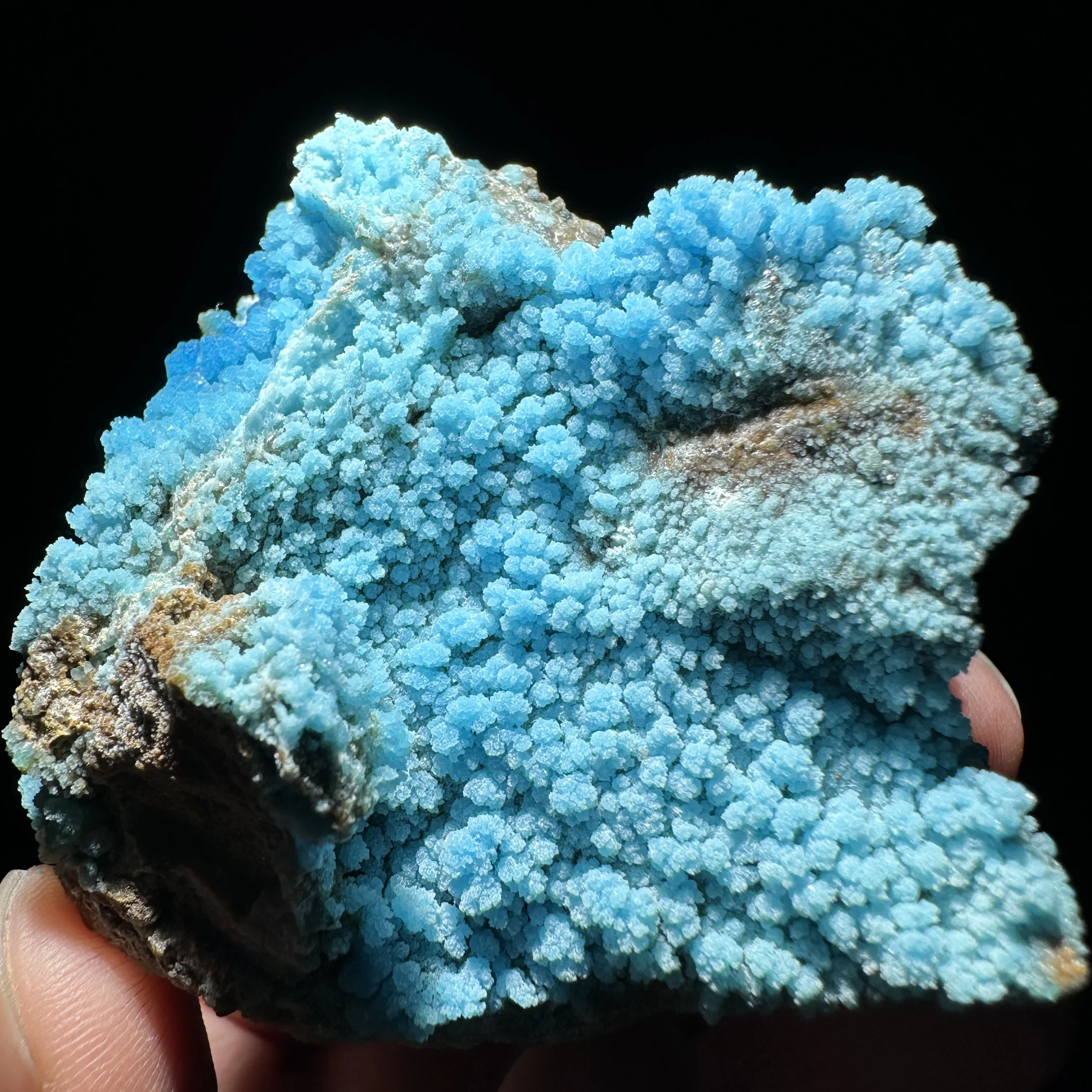 

Natural Blue Allophane Rough Crystal Quartz Healing Mineral Specimen - Collector's Item