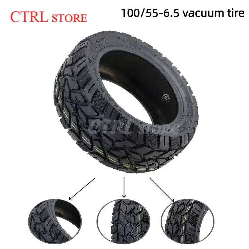 11 Inch 100/55-6.5 Thickened Vacuum Tire Wear-resistant 90/65-6.5 Electric Scooter Modified Tubeless Tyre Explosion Proof Hot