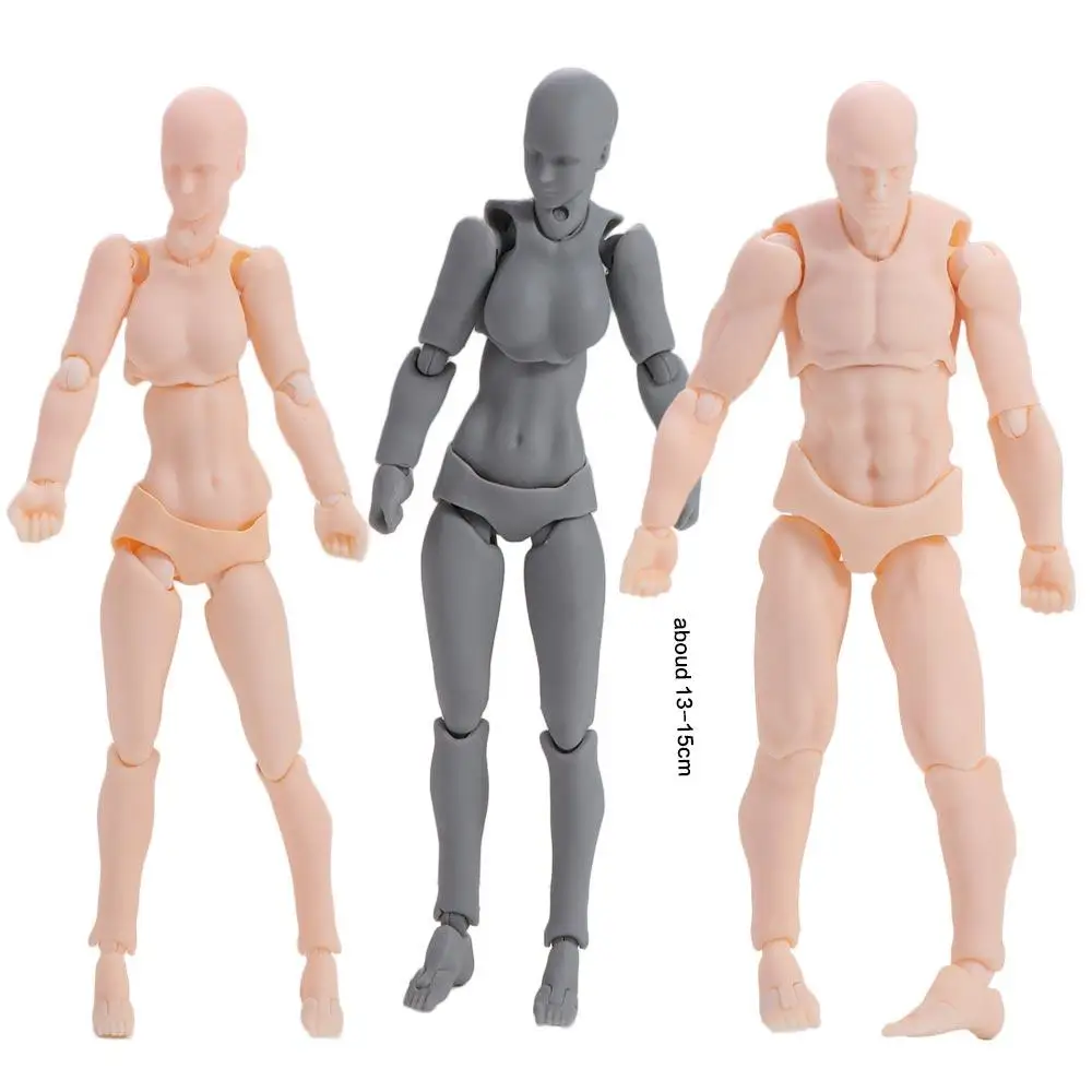 Manga artists Comic Human Postures For Artists Man and Woman Figure Model Drawing Figures Human Mannequin Action Figure