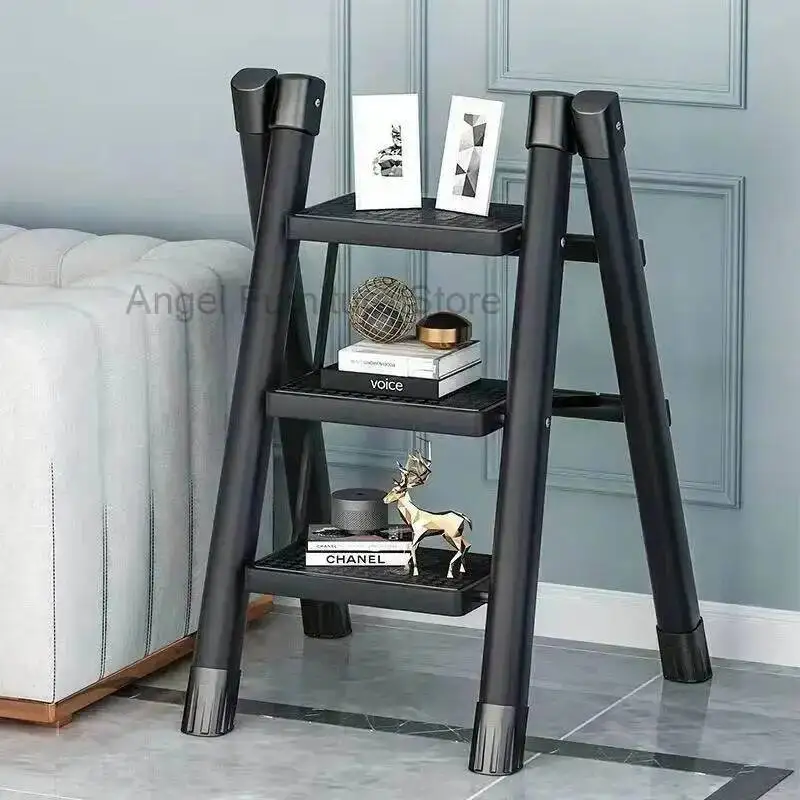 Small Step Outdoor Toddler Stools Decorative Metal Compact Free Shipping Ladders Lightweight Foldable Escalera Home Furnitures