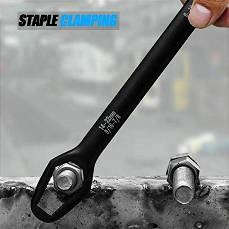 Double End Wrench Universal Spanner 8-22Mm Key Set Screw Nuts Wrenches Repair Self-Tightening Universal Wrench