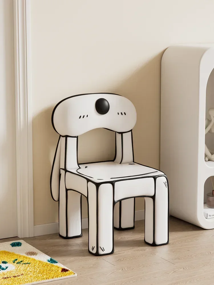 New Creative Cartoon Style Dog Back Chair, Porch Shoe Bench, Cartoon Living Room Coffee Table and Home Furnishings