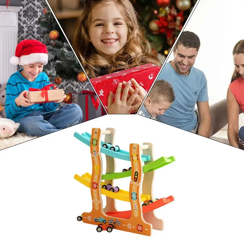 Children Race Track Toy Car Ramp Racing Toy Race Track Car Gliding Car Toy Motor Skills Race Tracks For Kids Develop Cognitive