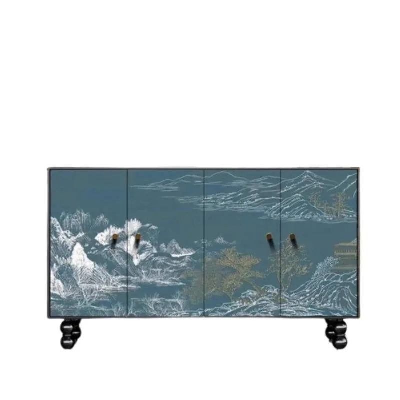 أدراج الرجعية خزائن غرفة المعيشة الصينية رفوف الخشب المطبخ خزائن غرفة المعيشة صالون المنزل أثاث فيترينا المنزل #6