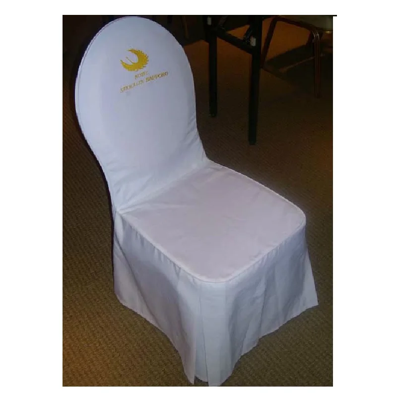 

Customized Hot Sale High Quality White Dining Chair Cover