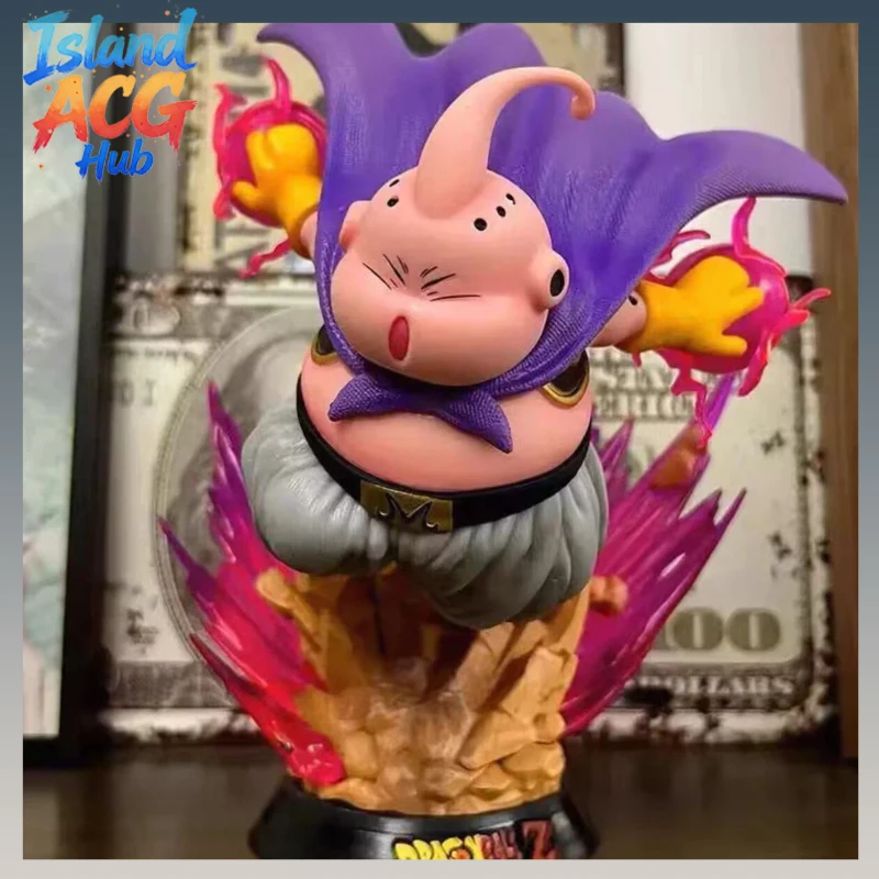 

Фигурка Dragon Ball Majin Buu с LED-подсветкой, версия Burst Wave. Коллекционная аниме-статуэтка Буу в футляре, декоративная модель из ПВХ, подарок