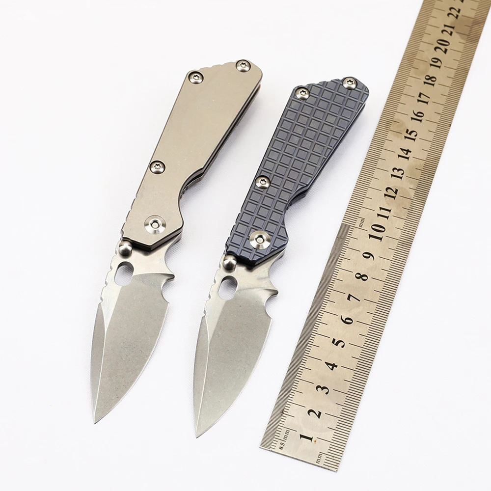 LEMIFSHE Ceramic Bearing PT3 Titanium Handle Mark CPM154 Tactical Pocket Camping Hunting Outdoor EDC Tool Folding Knife