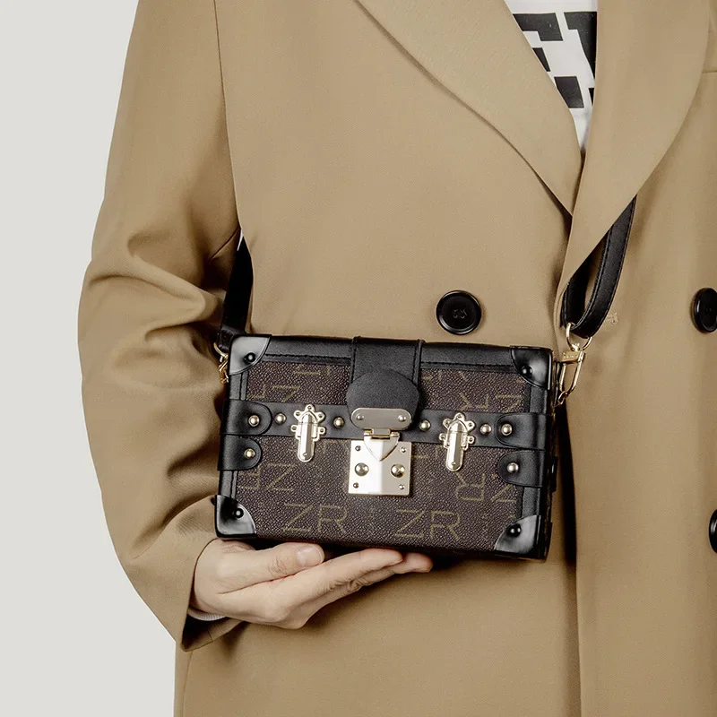 

Новинка 2023 года, женская сумка через плечо, кошелек на плечо с цветочным принтом в стиле ретро, роскошная текстурированная винтажная шикарная бутиковая сумка на осень и каждый день