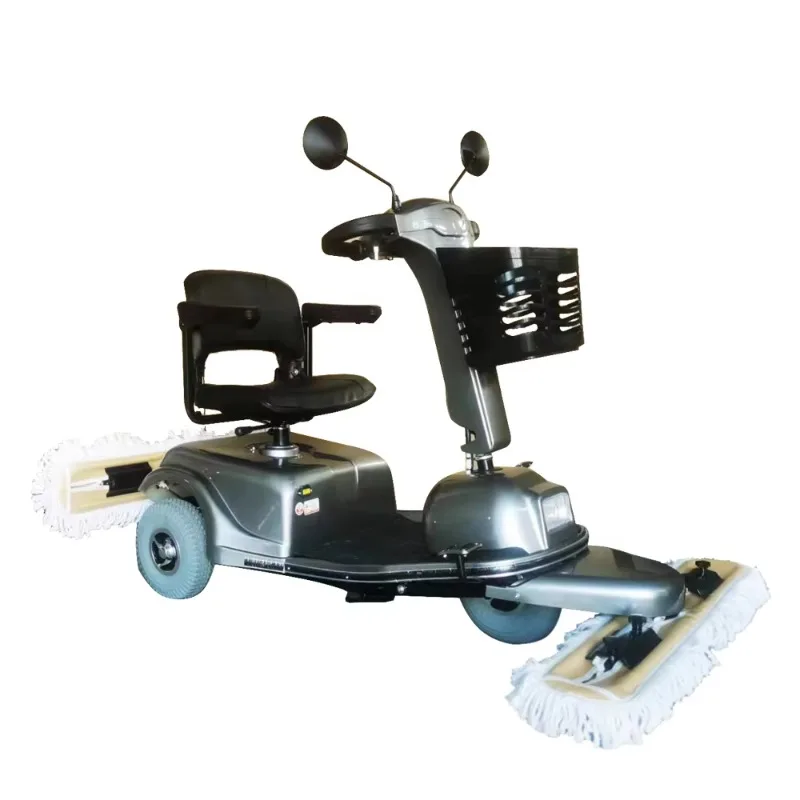 

CT3900 Three Wheels Mobility Commercial Floor Scooter Electric Floor Cleaning Machine Driving Dust Cart